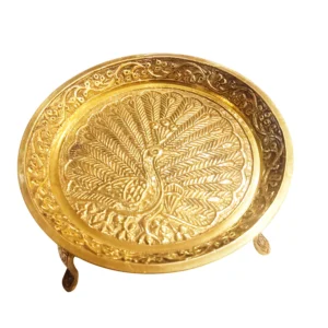 Brass Peacock Plate